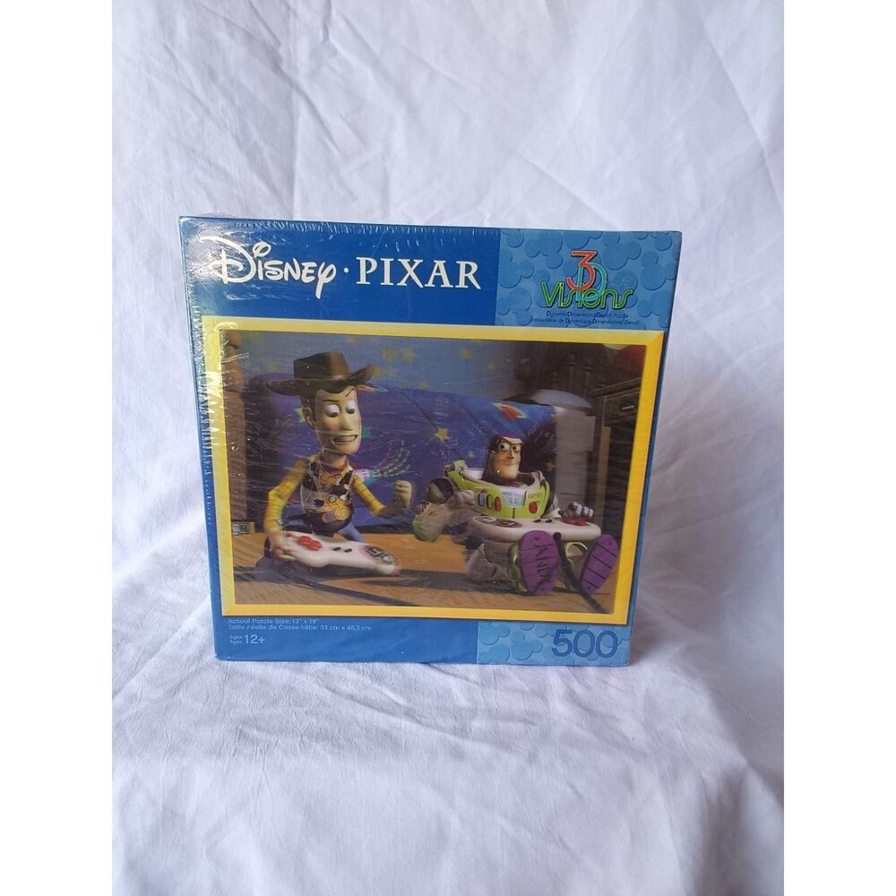 New Disney Pixar Toy Story Wood & Buzz 500 Piece Puzzle NIP